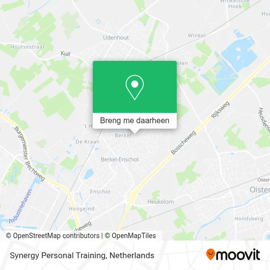 Synergy Personal Training kaart