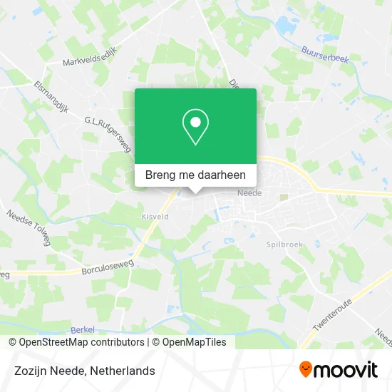 Zozijn Neede kaart