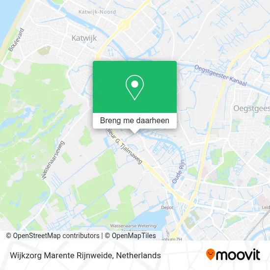 Wijkzorg Marente Rijnweide kaart
