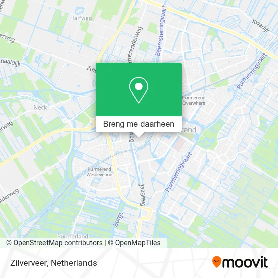 Zilverveer kaart