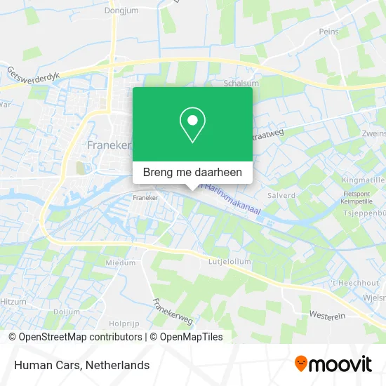 Human Cars kaart
