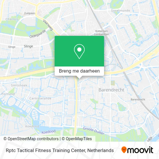 Rptc Tactical Fitness Training Center kaart