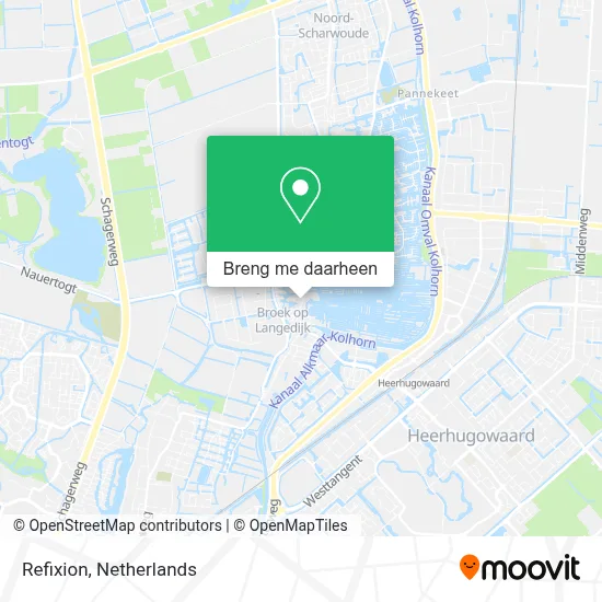 Refixion kaart
