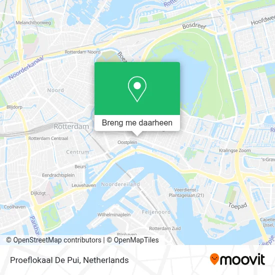 Proeflokaal De Pui kaart