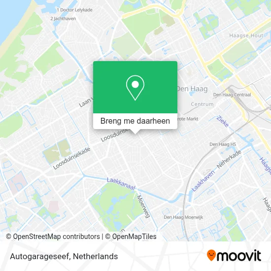 Autogarageseef kaart