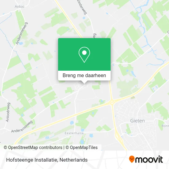 Hofsteenge Installatie kaart