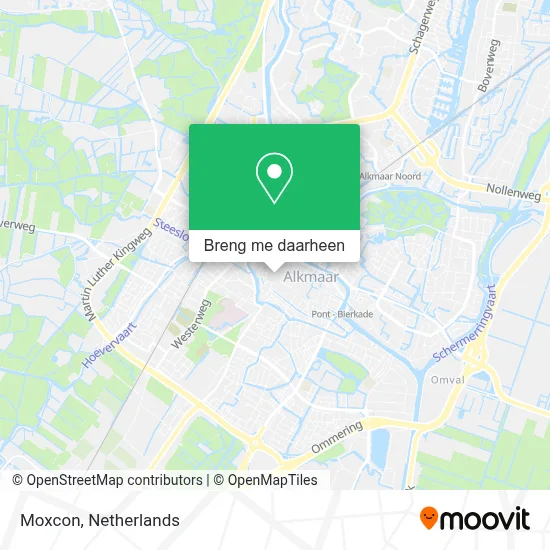 Moxcon kaart