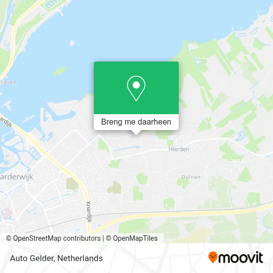 Auto Gelder kaart