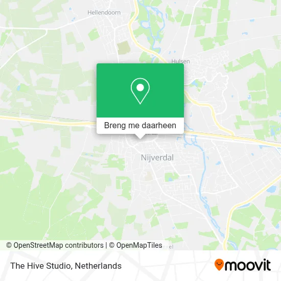 The Hive Studio kaart
