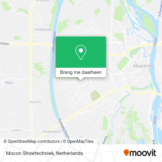 Mocon Showtechniek kaart