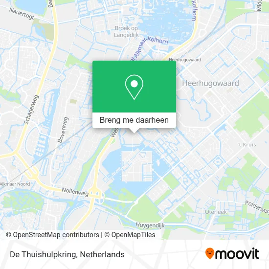 De Thuishulpkring kaart