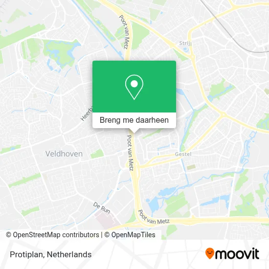 Protiplan kaart