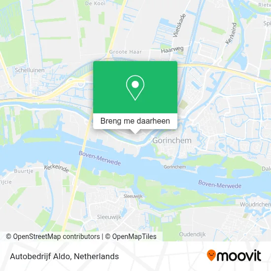 Autobedrijf Aldo kaart