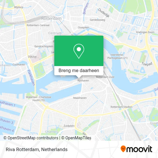 Riva Rotterdam kaart