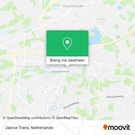 Jakroe Trans kaart