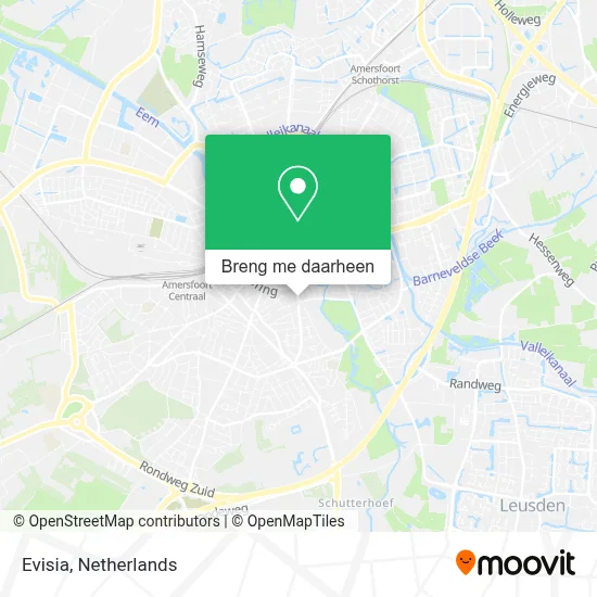 Evisia kaart