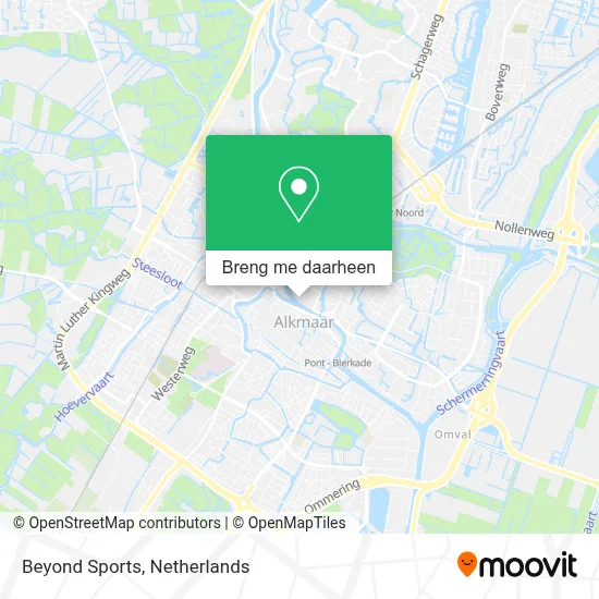 Beyond Sports kaart