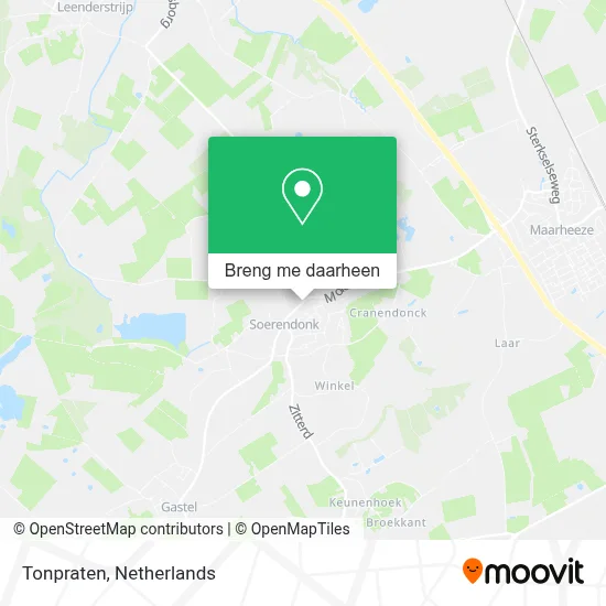 Tonpraten kaart