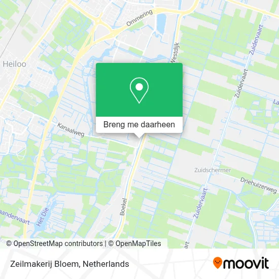 Zeilmakerij Bloem kaart