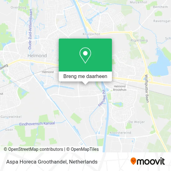 Aspa Horeca Groothandel kaart