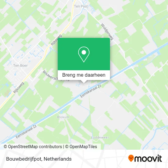 Bouwbedrijfpot kaart