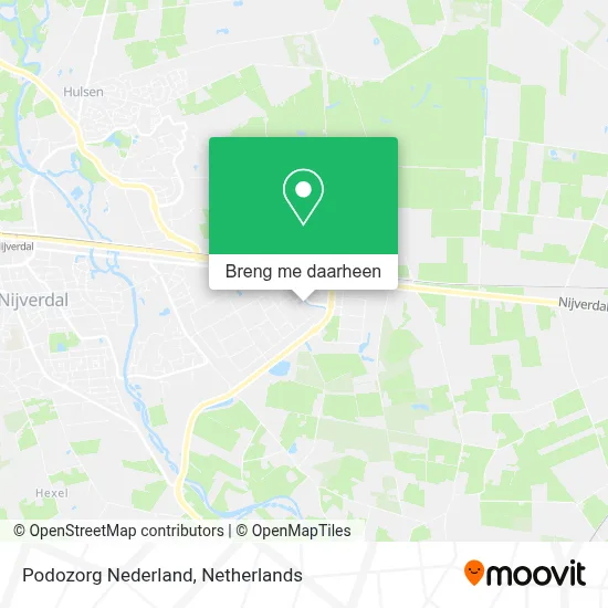 Podozorg Nederland kaart