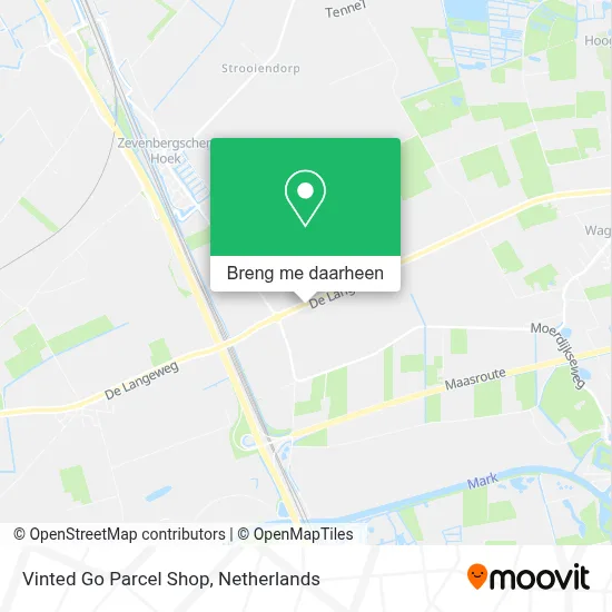 Vinted Go Parcel Shop kaart