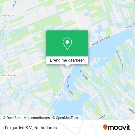 Foxgarden B.V. kaart