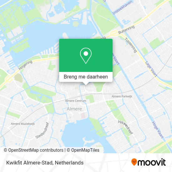 Kwikfit Almere-Stad kaart
