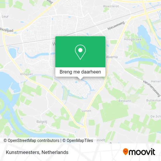 Kunstmeesters kaart