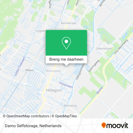 Damo Selfstorage kaart