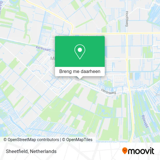 Sheetfield kaart
