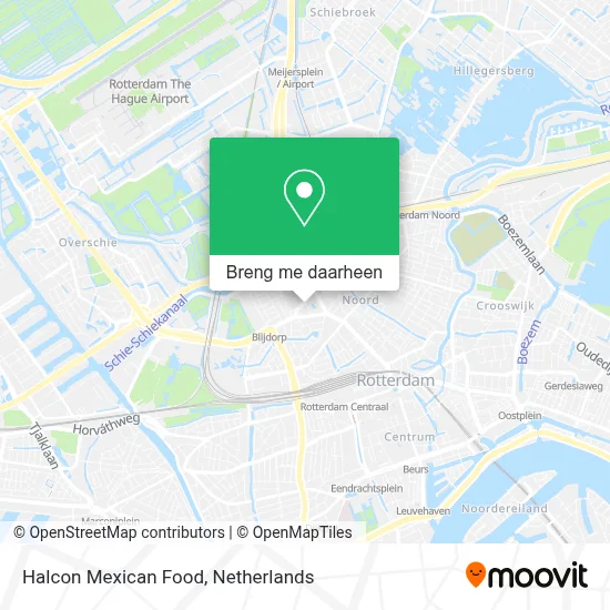 Halcon Mexican Food kaart