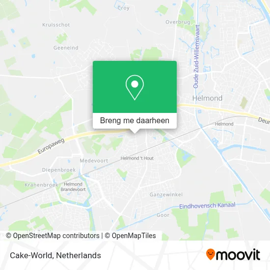 Cake-World kaart