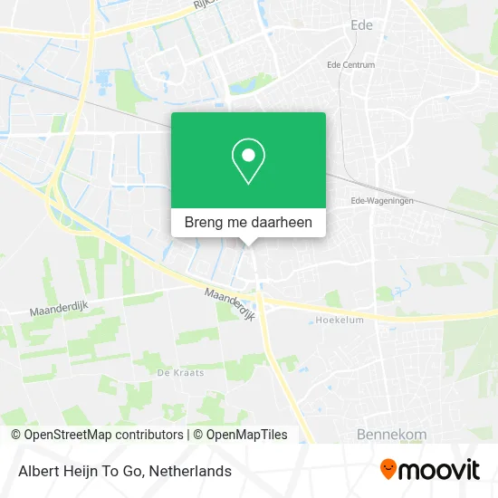 Albert Heijn To Go kaart
