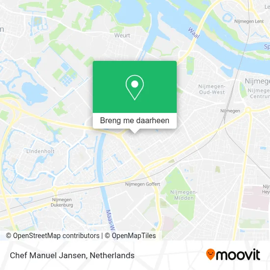 Chef Manuel Jansen kaart