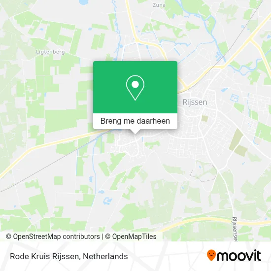 Rode Kruis Rijssen kaart