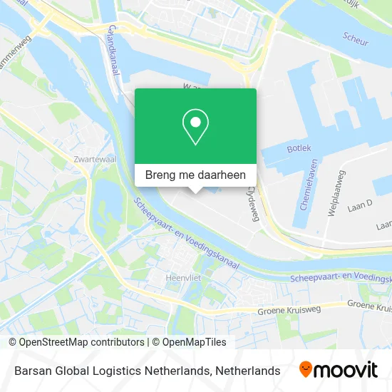 Barsan Global Logistics Netherlands kaart