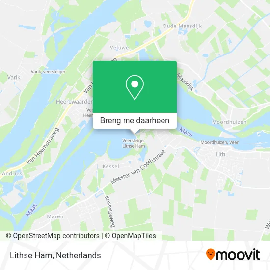 Lithse Ham kaart