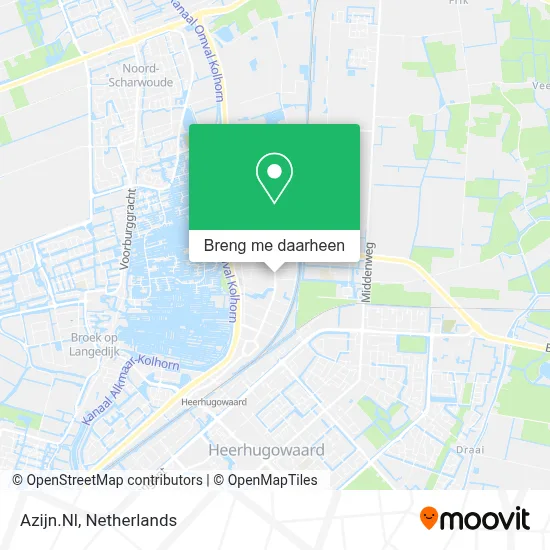 Azijn.Nl kaart