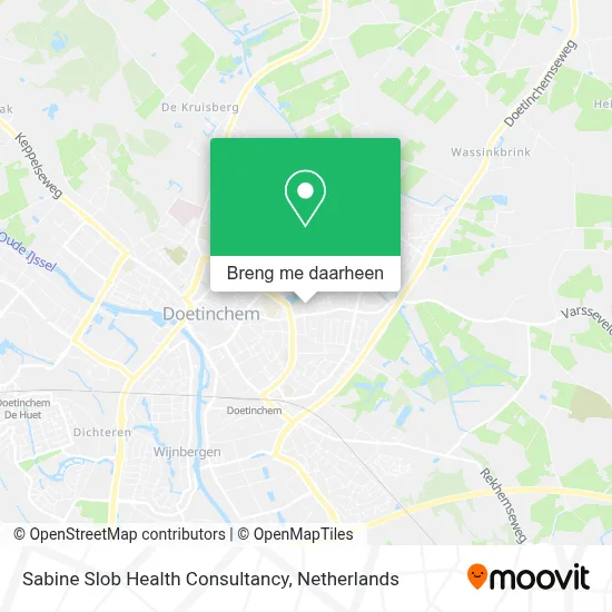 Sabine Slob Health Consultancy kaart
