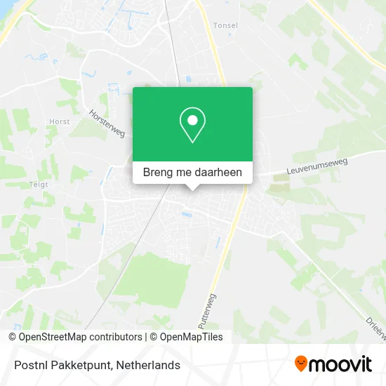 Postnl Pakketpunt kaart