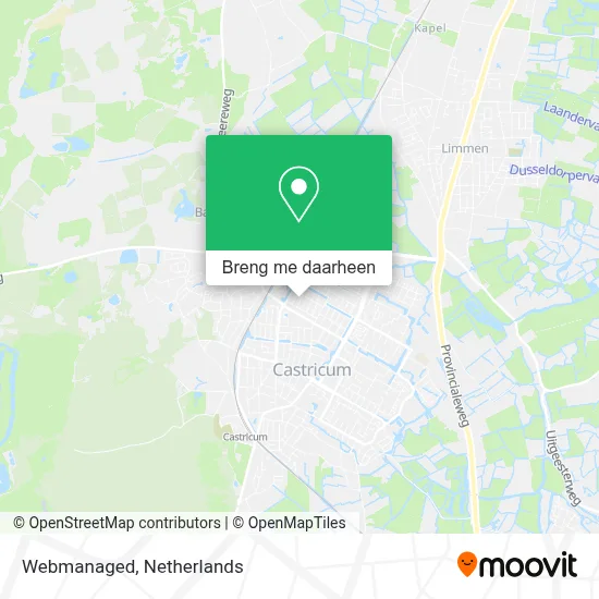 Webmanaged kaart