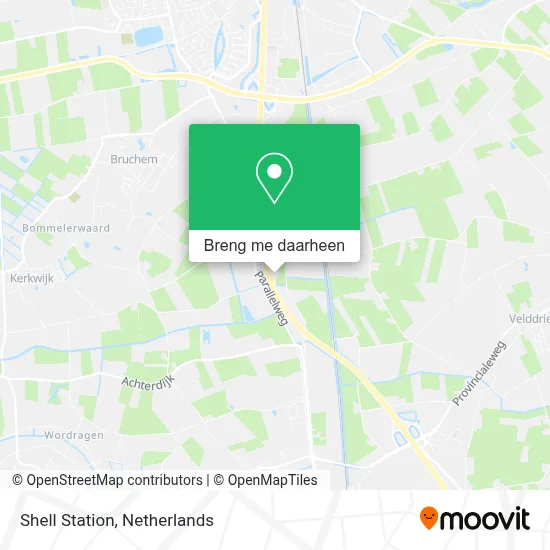 Shell Station kaart