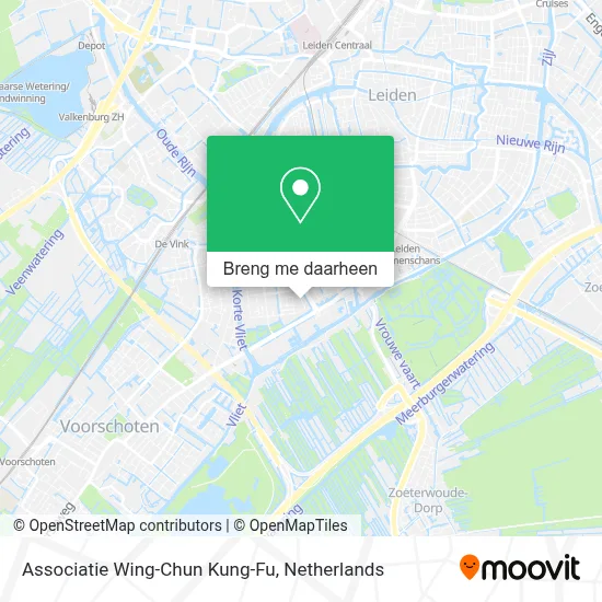 Associatie Wing-Chun Kung-Fu kaart