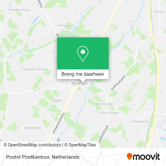 Postnl Postkantoor kaart