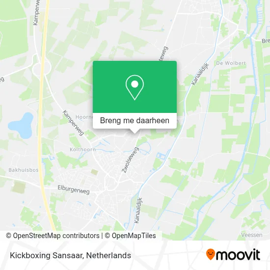 Kickboxing Sansaar kaart