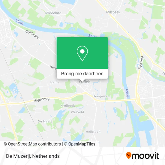 De Muzerij kaart