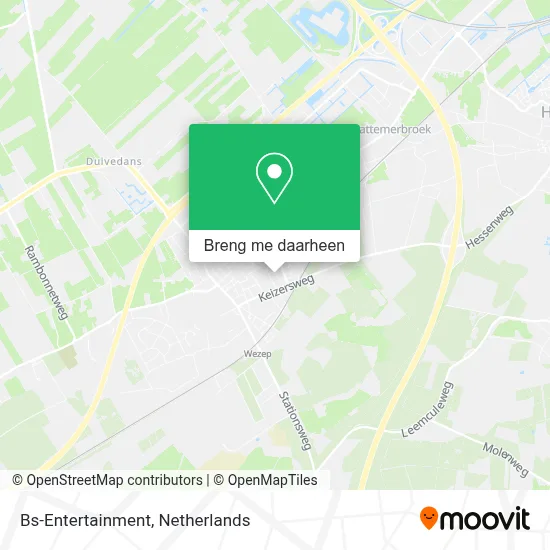 Bs-Entertainment kaart