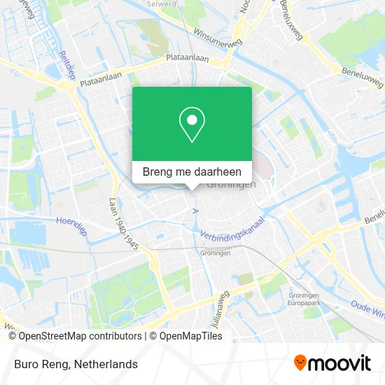 Buro Reng kaart